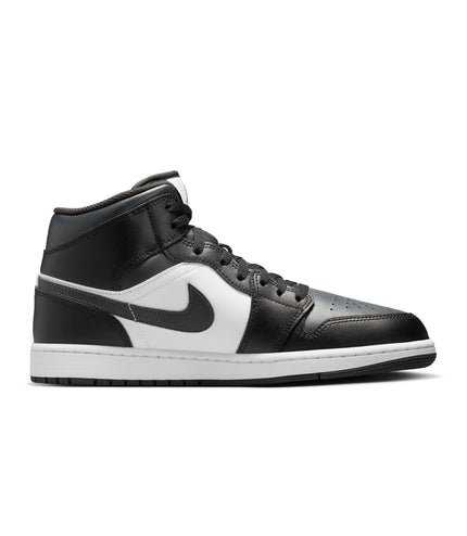 Air Jordan Mens 1 Mid - Black/Off Noir