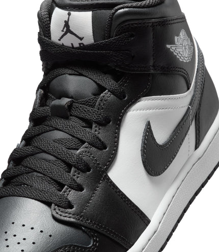 Air Jordan Mens 1 Mid - Black/Off Noir