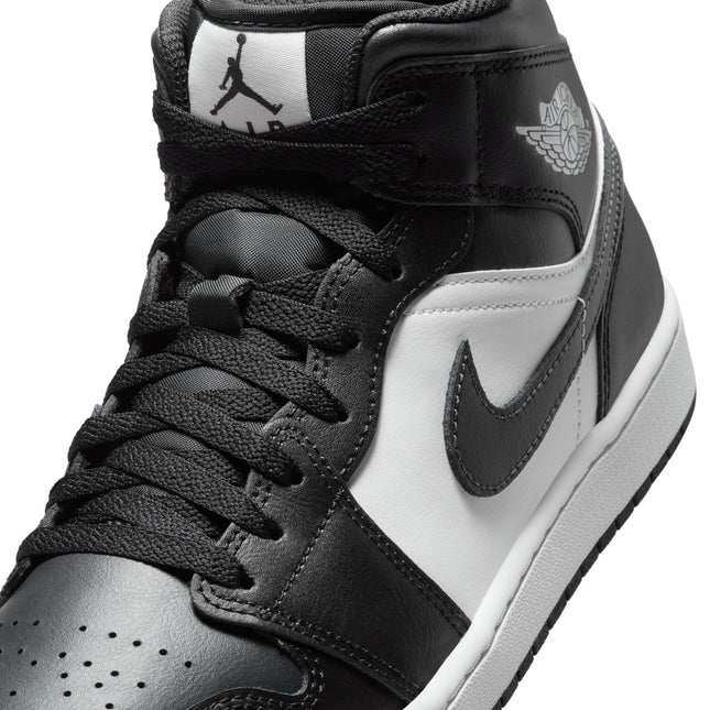 Air Jordan Mens 1 Mid - Black/Off Noir