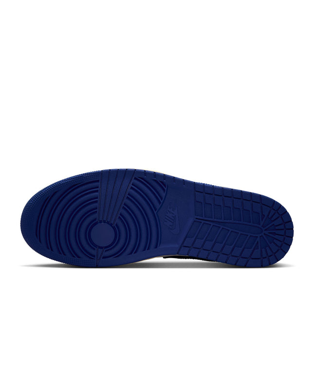 Air Jordan Mens 1 Mid - White/Deep Royal