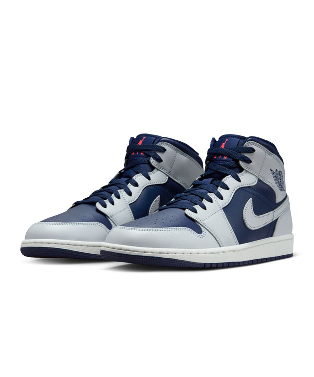 Air Jordan Mens 1 Mid - Blue Void