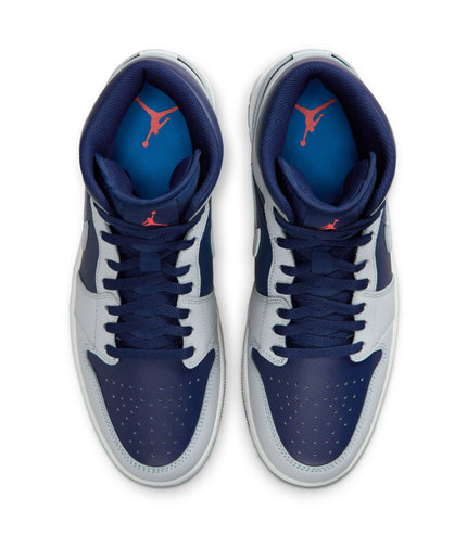 Air Jordan Mens 1 Mid - Blue Void