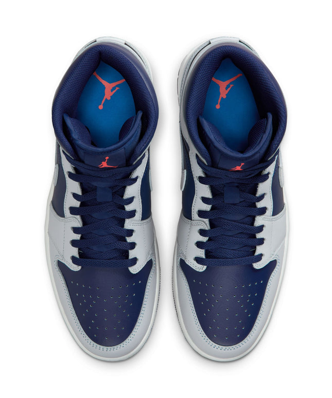 Air Jordan Mens 1 Mid - Blue Void