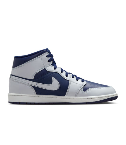 Air Jordan Mens 1 Mid - Blue Void