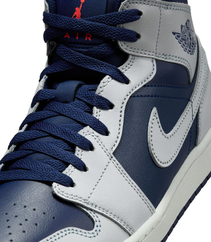 Air Jordan Mens 1 Mid - Blue Void