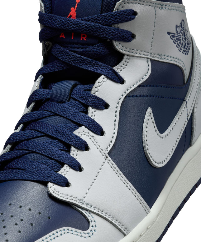 Air Jordan Mens 1 Mid - Blue Void