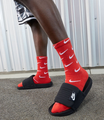 Nike Mens Offcourt Adjust Slides - Black