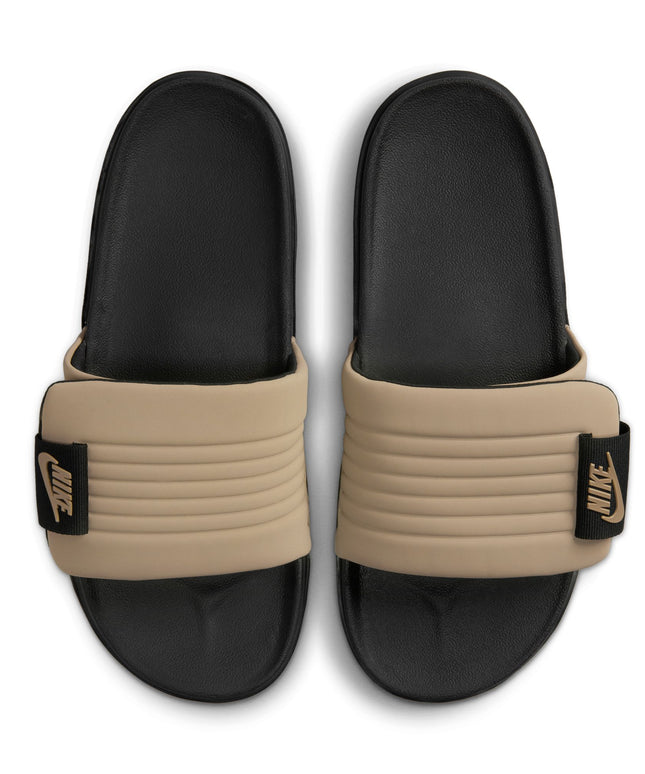 Nike Mens Offcourt Adjust Slides - Black/Khaki
