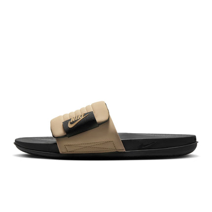 Nike Mens Offcourt Adjust Slides - Black/Khaki