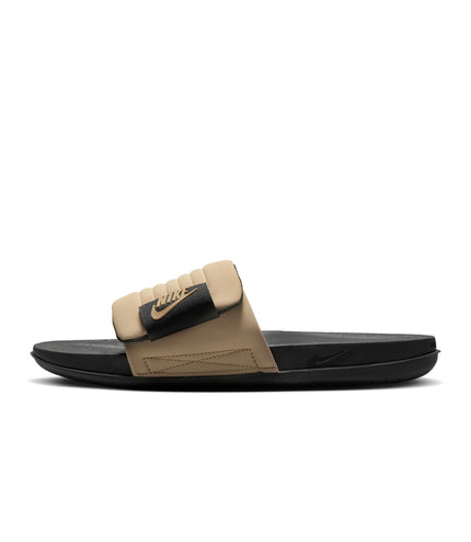 Nike Mens Offcourt Adjust Slides - Black/Khaki