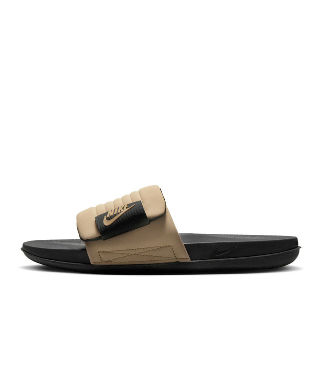 Nike Mens Offcourt Adjust Slides - Black/Khaki
