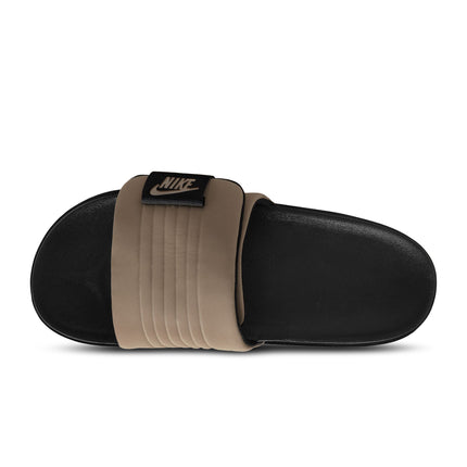 Nike Mens Offcourt Adjust Slides - Black/Khaki