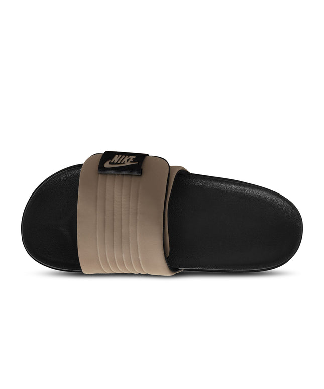 Nike Mens Offcourt Adjust Slides - Black/Khaki