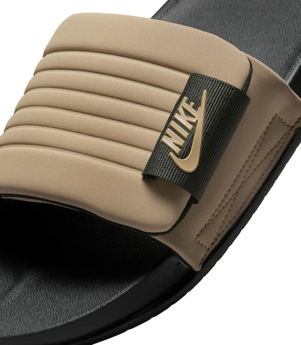 Nike Mens Offcourt Adjust Slides - Black/Khaki