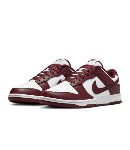 Nike Mens Dunk Low Retro - White/Redwood