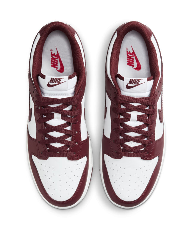 Nike Mens Dunk Low Retro - White/Redwood