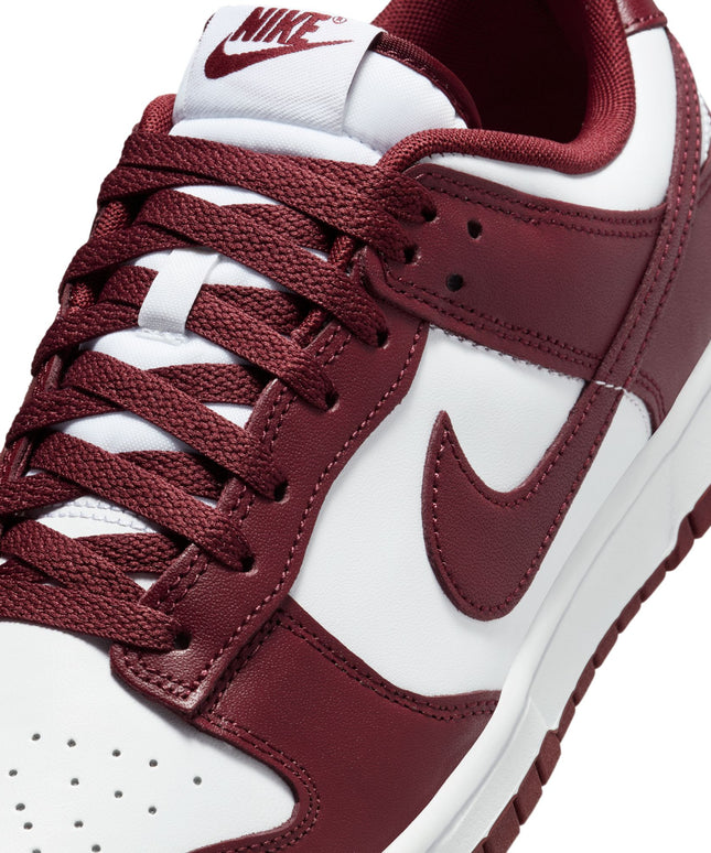 Nike Mens Dunk Low Retro - White/Redwood