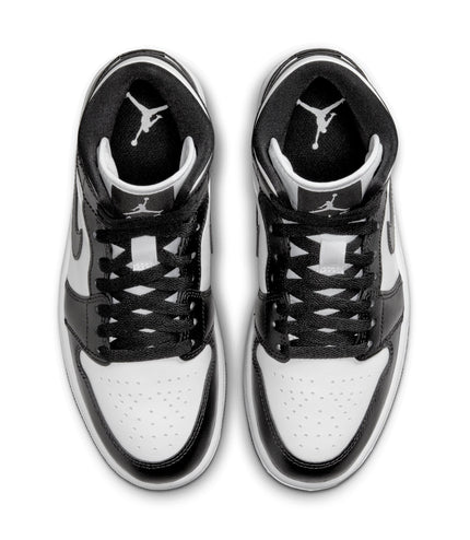 Air Jordan Womens 1 Mid - White/Black