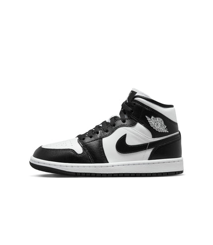 Air Jordan Womens 1 Mid - White/Black