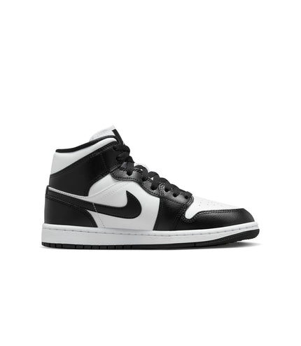 Air Jordan Womens 1 Mid - White/Black