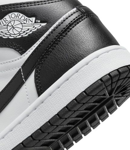 Air Jordan Womens 1 Mid - White/Black