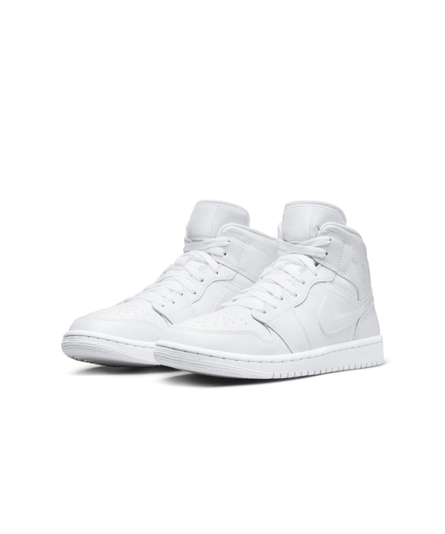 Air Jordan Womens 1 Mid - Triple White