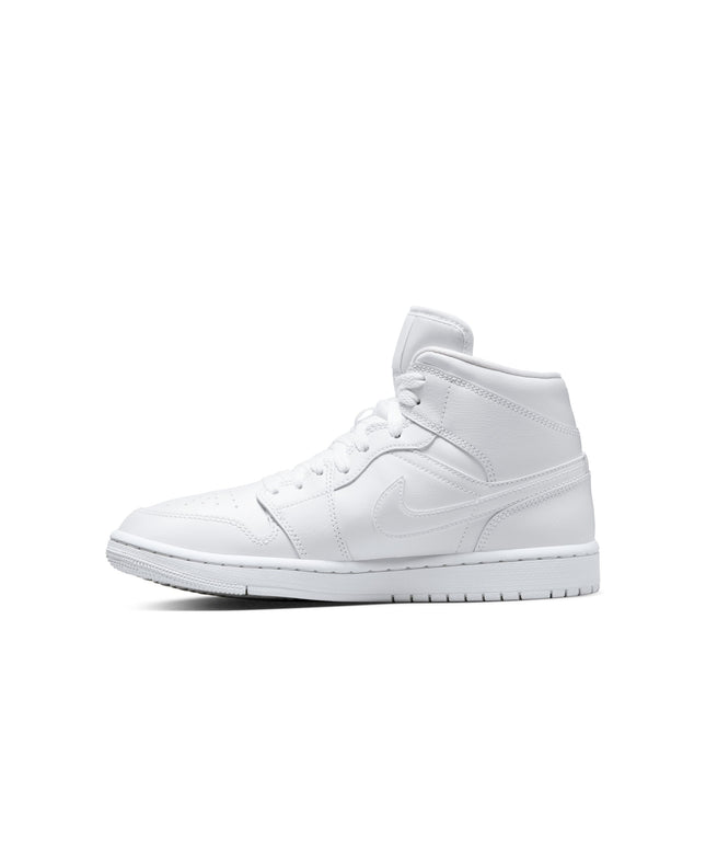 Air Jordan Womens 1 Mid - Triple White