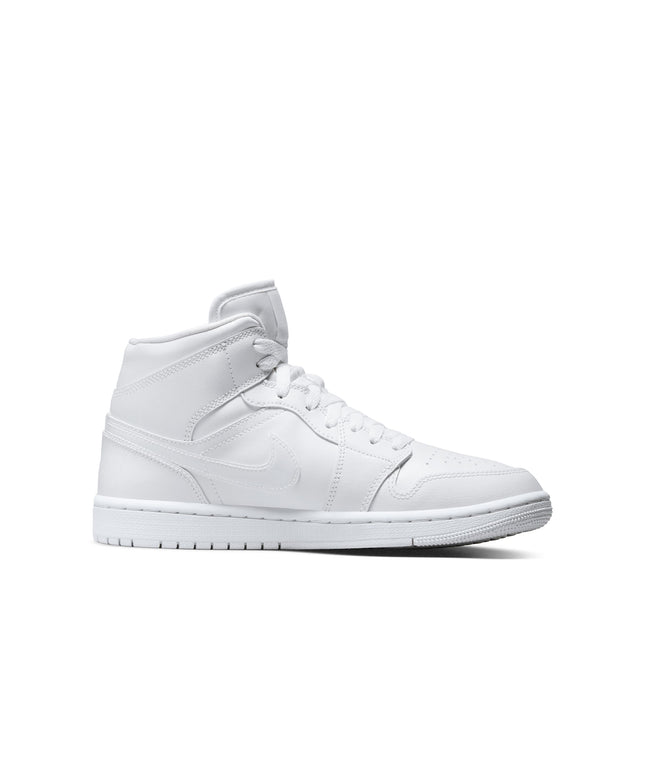 Air Jordan Womens 1 Mid - Triple White