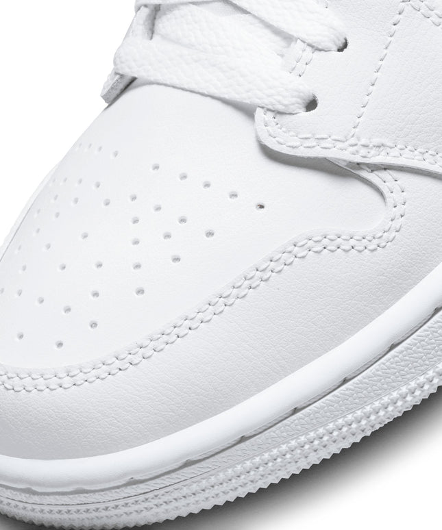 Air Jordan Womens 1 Mid - Triple White