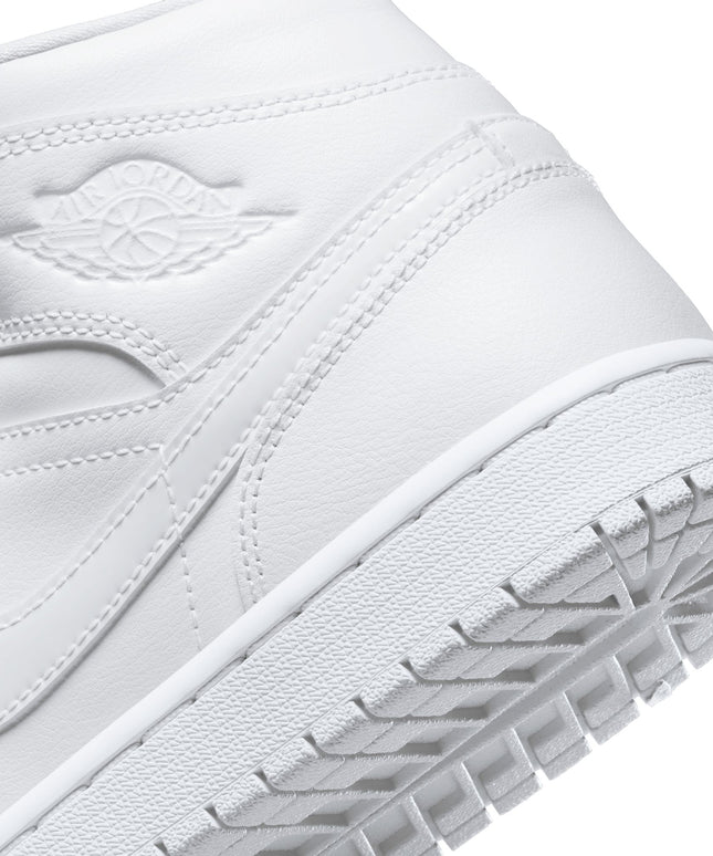 Air Jordan Womens 1 Mid - Triple White