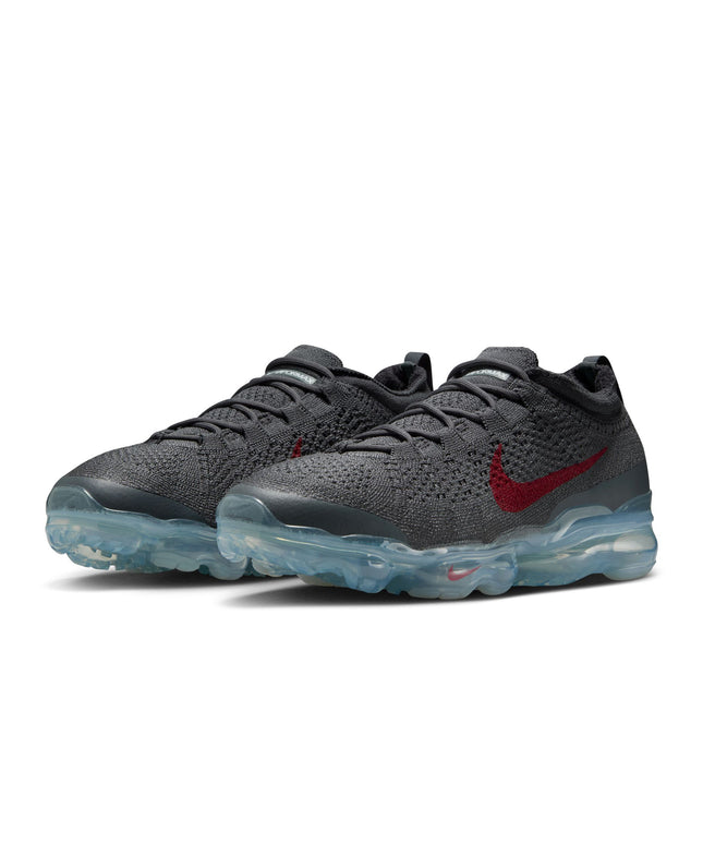 Nike Mens Air Vapormax 2023 Flyknit - Dark Grey/Gym Red