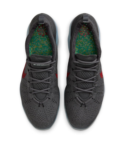Nike Mens Air Vapormax 2023 Flyknit - Dark Grey/Gym Red