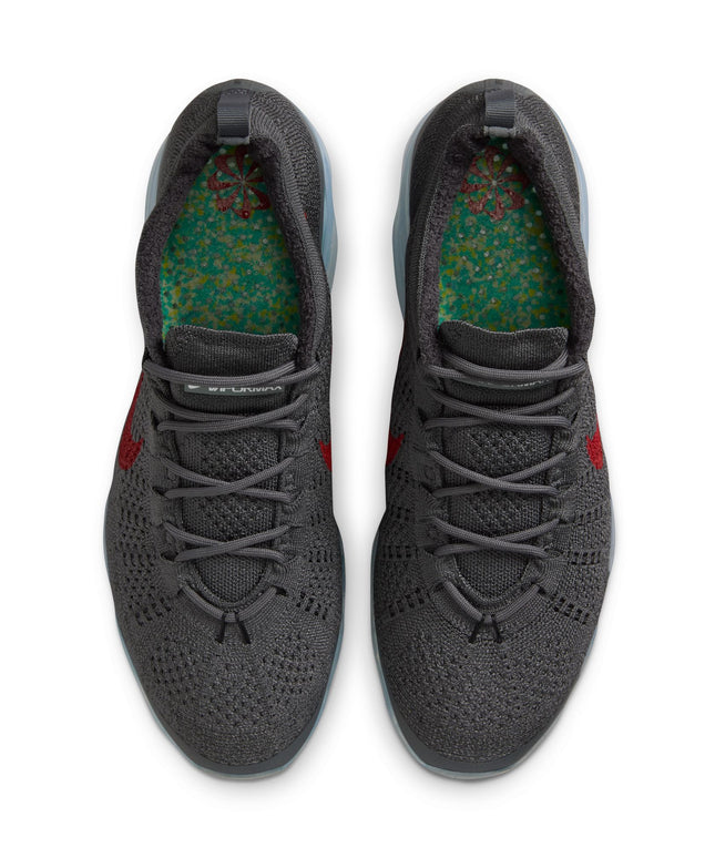 Nike Mens Air Vapormax 2023 Flyknit - Dark Grey/Gym Red
