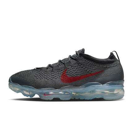 Nike Mens Air Vapormax 2023 Flyknit - Dark Grey/Gym Red