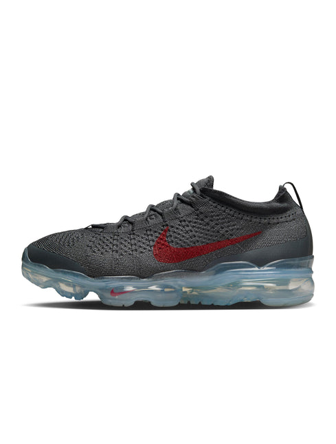 Nike Mens Air Vapormax 2023 Flyknit - Dark Grey/Gym Red