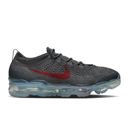 Nike Mens Air Vapormax 2023 Flyknit - Dark Grey/Gym Red