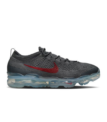 Nike Mens Air Vapormax 2023 Flyknit - Dark Grey/Gym Red