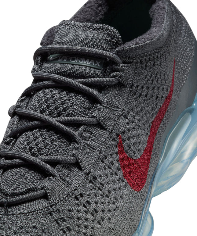Nike Mens Air Vapormax 2023 Flyknit - Dark Grey/Gym Red