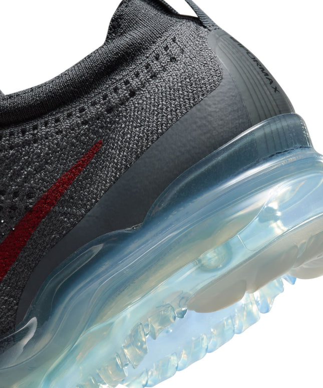 Nike Mens Air Vapormax 2023 Flyknit - Dark Grey/Gym Red