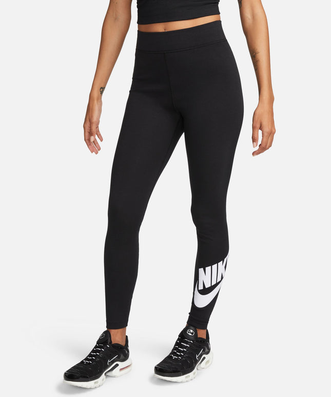 Nike Womens High-Waisted Leggings - Black