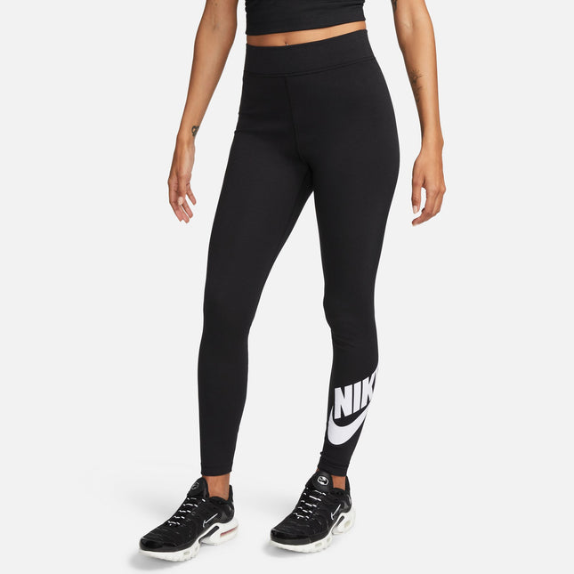 Nike Womens High-Waisted Leggings - Black