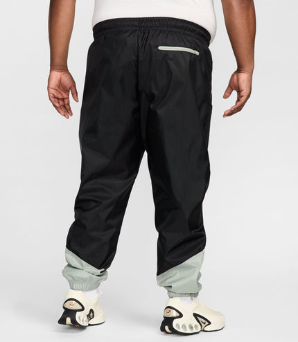 Nike Mens Woven Lined Windrunner Pants -Black/Jade Horizon