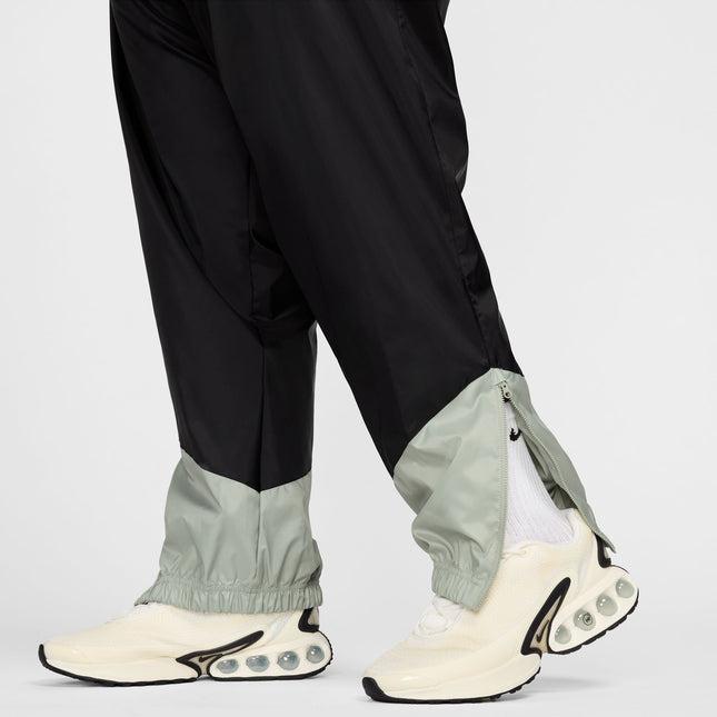 Nike Mens Woven Lined Windrunner Pants -Black/Jade Horizon