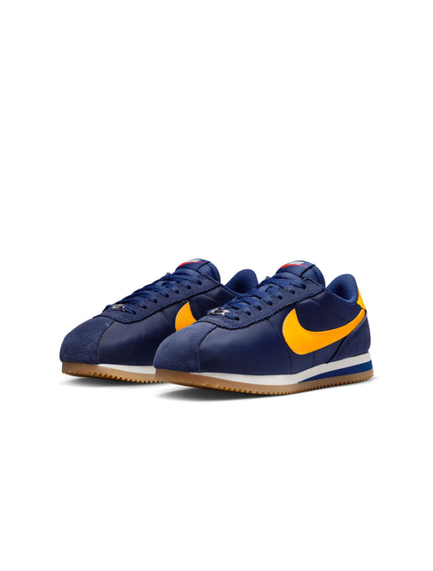 Nike Womens Cortez Textile - Midnight Navy/University Gold