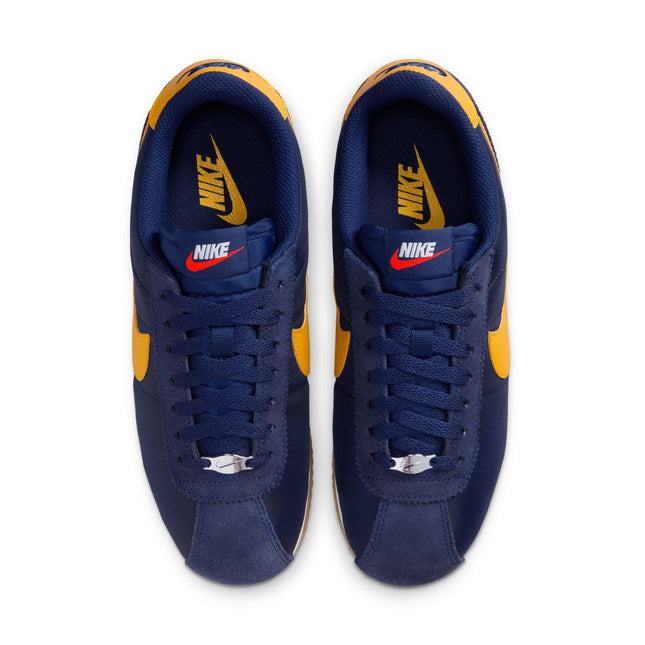 Nike Womens Cortez Textile - Midnight Navy/University Gold