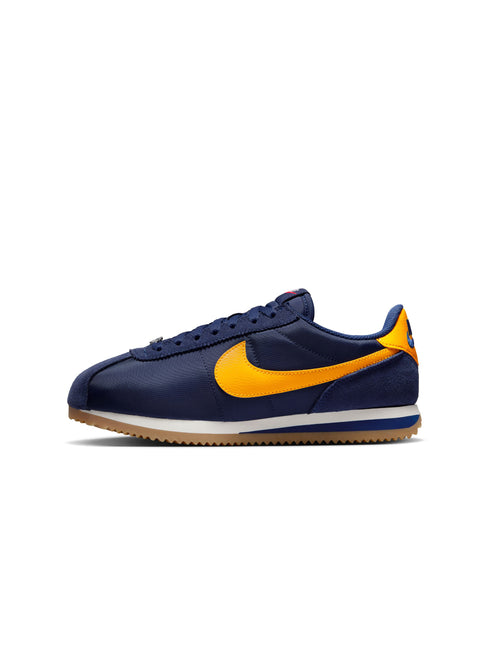 Nike Womens Cortez Textile - Midnight Navy/University Gold