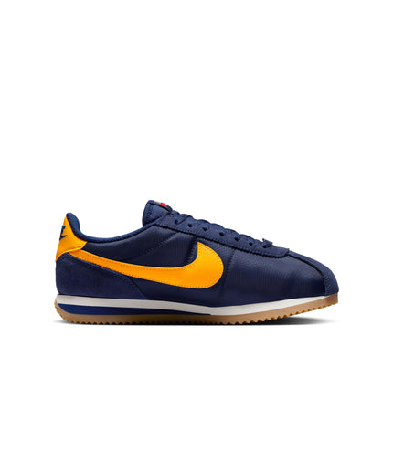 Nike Womens Cortez Textile - Midnight Navy/University Gold