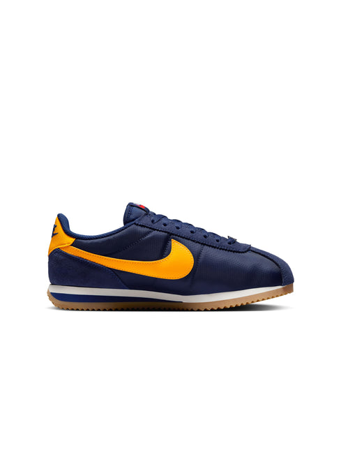 Nike Womens Cortez Textile - Midnight Navy/University Gold