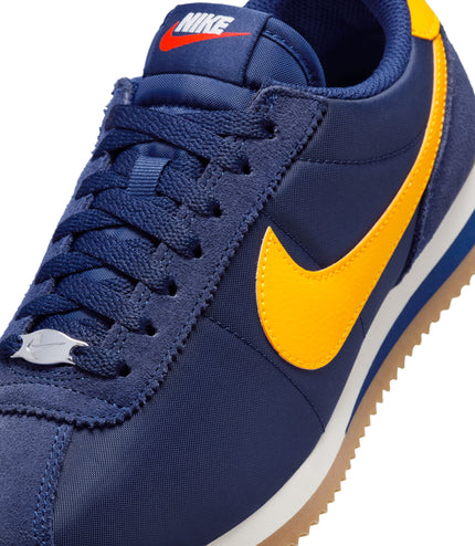 Nike Womens Cortez Textile - Midnight Navy/University Gold