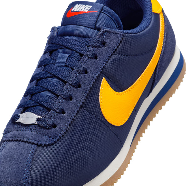 Nike Womens Cortez Textile - Midnight Navy/University Gold